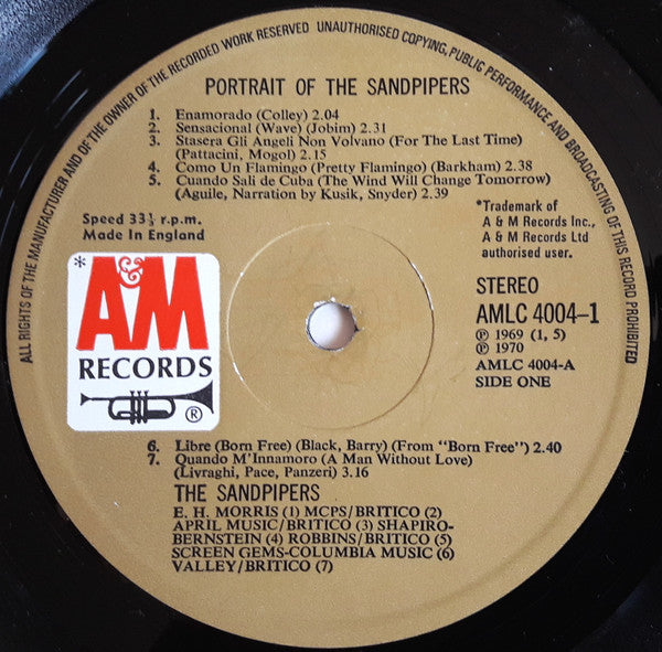 The Sandpipers : Portrait Of The Sandpipers (2xLP, Comp, Gat)