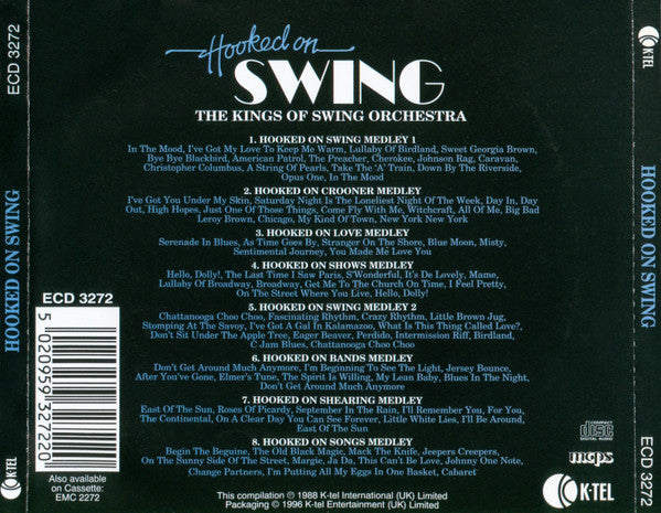 The Kings Of Swing Orchestra : Hooked On Swing (CD, Album, RE)