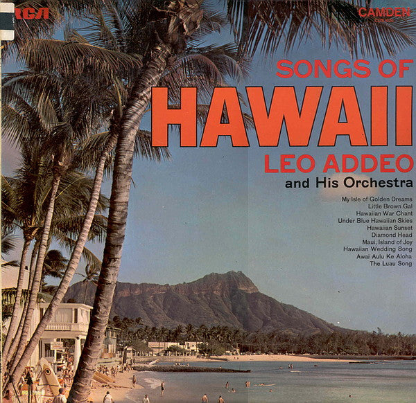 Leo Addeo And His Orchestra : Songs Of Hawaii (LP, Album, RE)