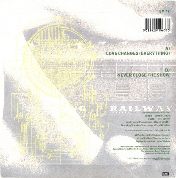 Climie Fisher : Love Changes (Everything) (7", Single, RE, Bla)