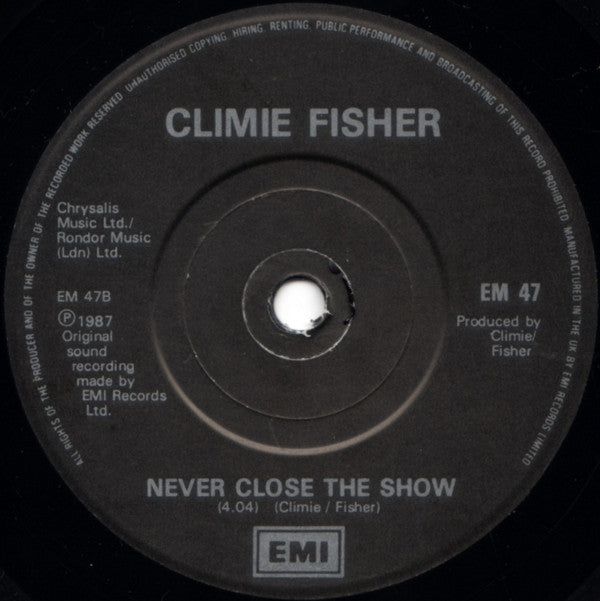 Climie Fisher : Love Changes (Everything) (7", Single, RE, Bla)