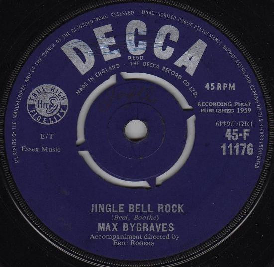 Max Bygraves : Jingle Bell Rock (7", Single)