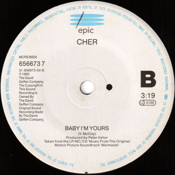 Cher : The Shoop Shoop Song (It's In His Kiss) (7", Single)