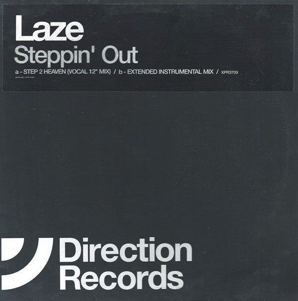 Laze : Steppin' Out (12", Promo)