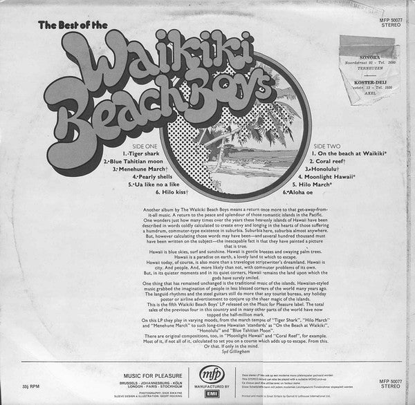 The Waikiki Beach Boys : The Best Of The Waikiki Beach Boys (LP, Comp)