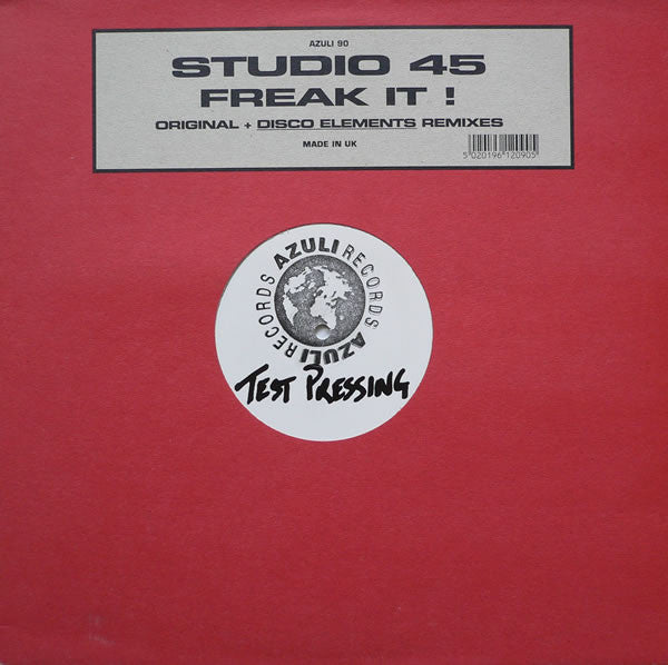 Studio 45 : Freak It ! (Original + Disco Elements Remixes) (12", TP)