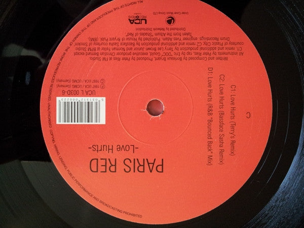 Paris Red : Love Hurts (2x12")