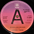 Gerry Trew : Stand And Deliver (7", Single, Promo)