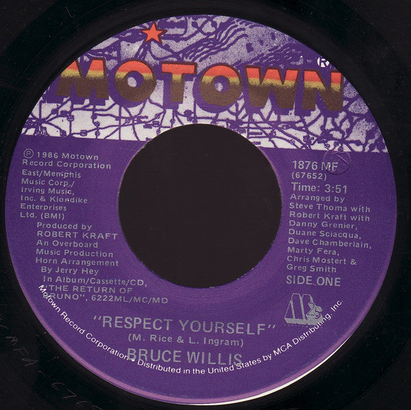 Bruce Willis : Respect Yourself (7", Single)