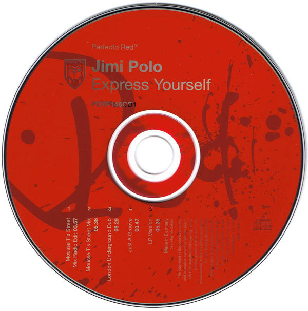 Jimi Polo : Express Yourself (CD, Single, CD1)