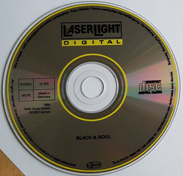 Various : Black & Soul (CD, Comp)