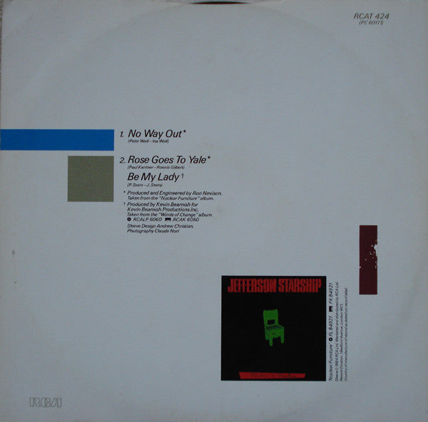Jefferson Starship : No Way Out (12", Single)