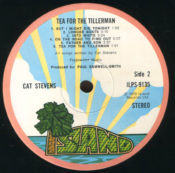 Cat Stevens : Tea For The Tillerman (LP, Album, RE, Pin)