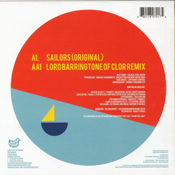 Morton Valence : Sailors (7")