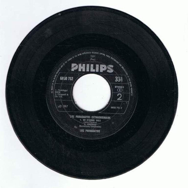 Luis Alberto del Parana y Los Paraguayos : Los Paraguayos Extraordinaire (7")