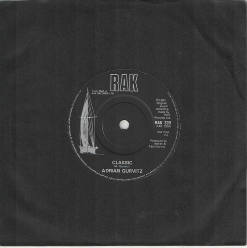 Adrian Gurvitz : Classic (7", Single, Sol)