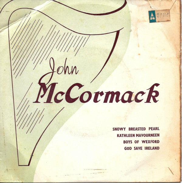 John McCormack (2) : McCormack Sings Irish Songs (7", EP)