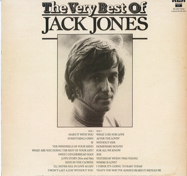 Jack Jones : The Very Best Of Jack Jones (LP, Comp)