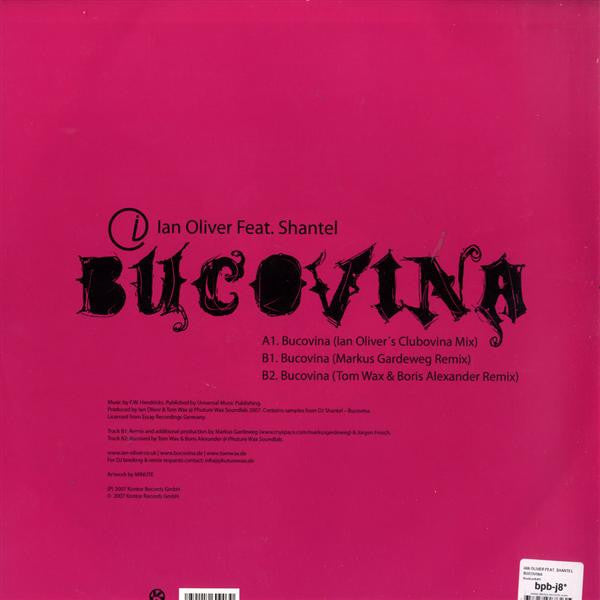 Ian Oliver Feat. Shantel : Bucovina (12")