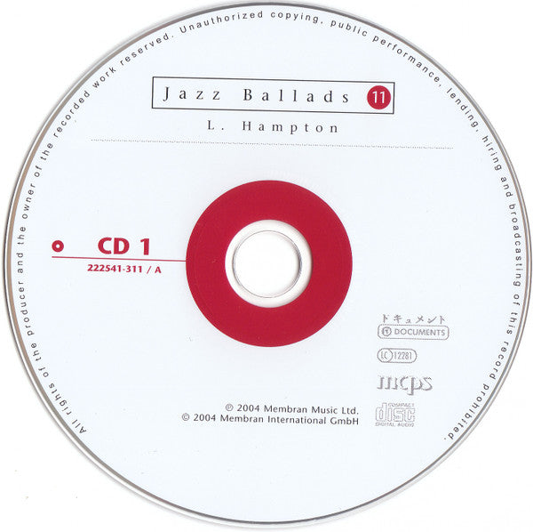 Lionel Hampton : Jazz Ballads 11 (2xCD, Comp, RM)