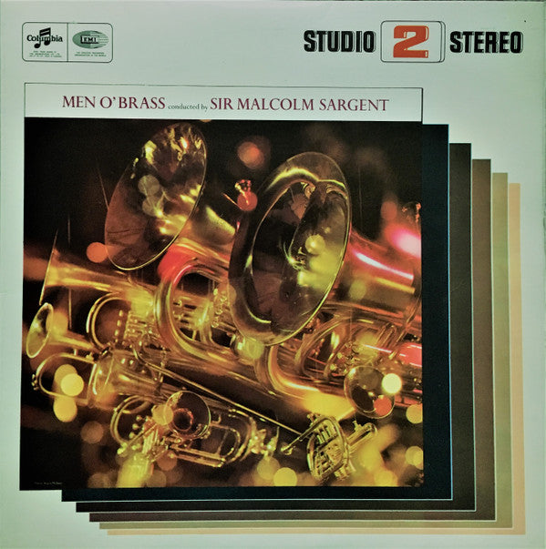 Massed Brass Bands Of Fodens, Fairey Aviation & Morris Motors, Sir Malcolm Sargent : Men O' Brass (LP, Album)