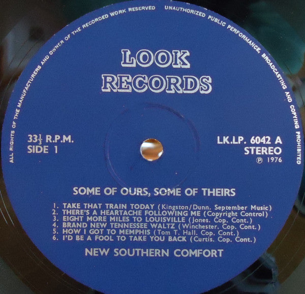 New Southern Comfort : Some Of Ours And Some Of Theirs (LP, Album)