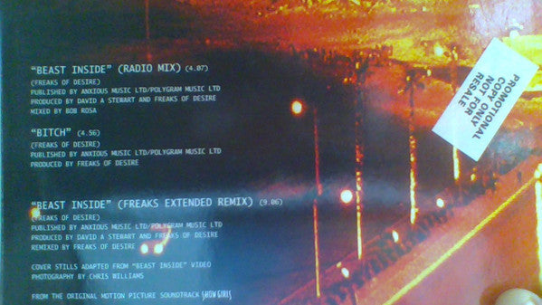Freaks Of Desire : Beast Inside (12", Single)
