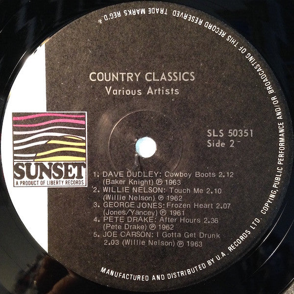Various : Country Classics (LP, Comp)
