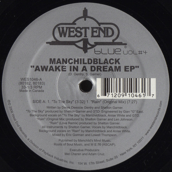 Manchild Black : Awake In A Dream EP (12", EP)