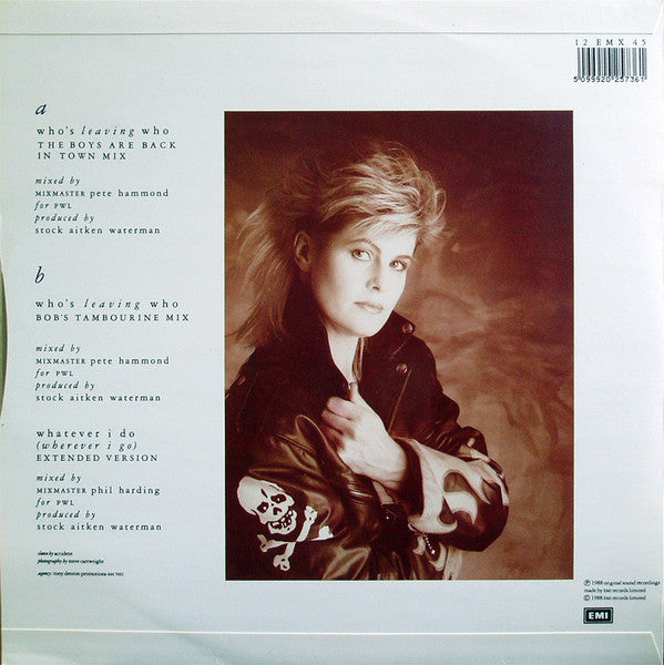 Hazell Dean : Who's Leaving Who (Remix) (12", Single)