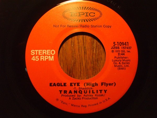 Tranquility (3) : Eagle Eye (High Flyer) (7", Single, Promo)