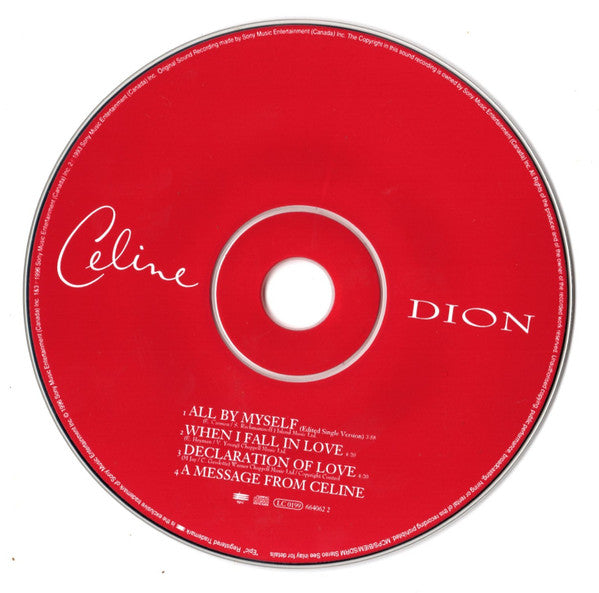 Céline Dion : All By Myself (CD, Single, Ltd, Dig)