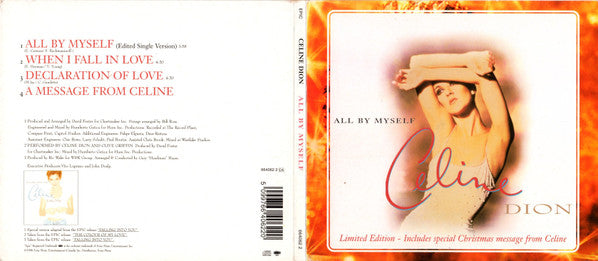 Céline Dion : All By Myself (CD, Single, Ltd, Dig)