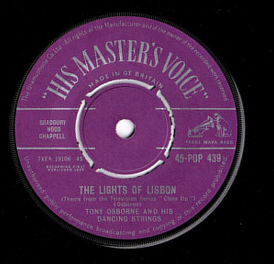 Tony Osborne And His Orchestra : The Lovely Ladies Of Milano / The Lights Of Lisbon (7")