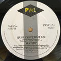 Mandy Smith : I Just Can't Wait  (12", Single, Gen)