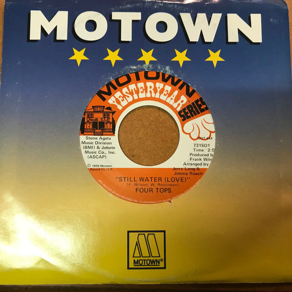 Four Tops : Still Water (Love) / It's All In The Game (7", Single, RP)