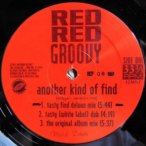 Red Red Groovy : Another Kind Of Find (12", Single)