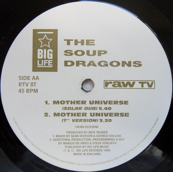 The Soup Dragons : Mother Universe (12", Single)