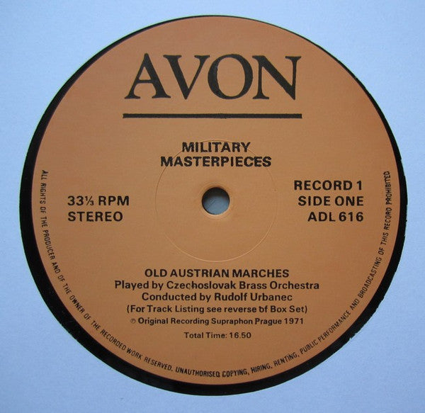Czechoslovak Brass Orchestra, Rudolf Urbanec : Military Masterpieces (3xLP, Comp + Box)