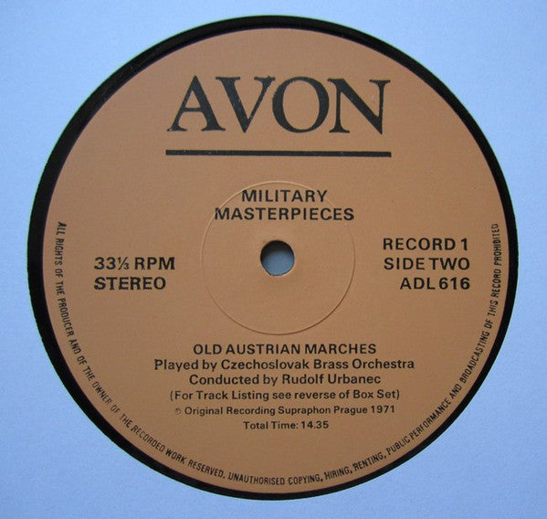 Czechoslovak Brass Orchestra, Rudolf Urbanec : Military Masterpieces (3xLP, Comp + Box)