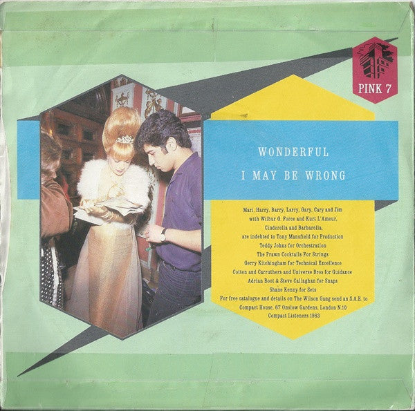Mari Wilson With The Wilsations : Wonderful (7", Single, Pap)