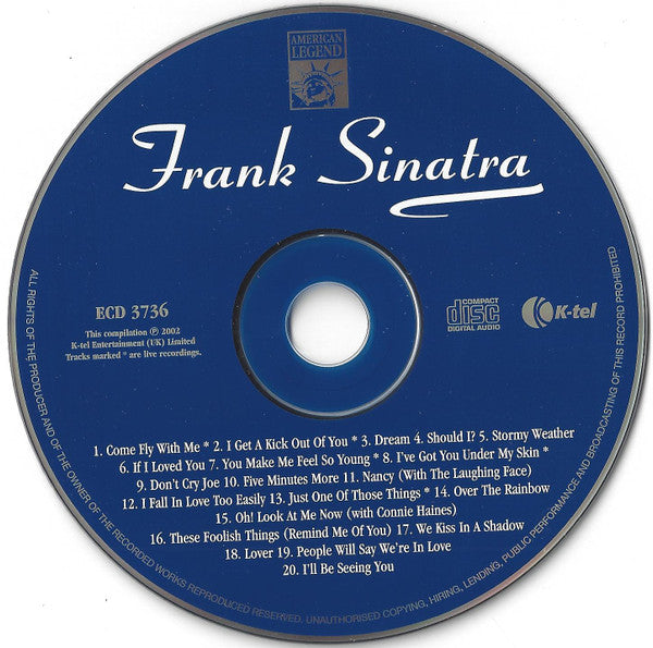 Frank Sinatra : 20 Outstanding Performances (CD, Comp)
