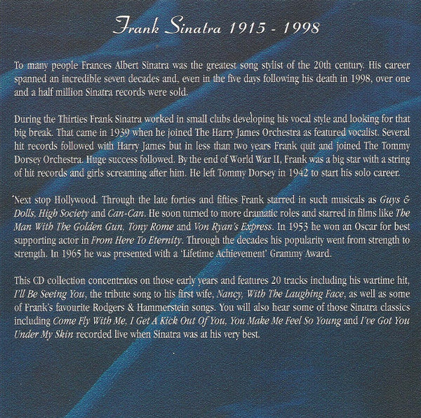 Frank Sinatra : 20 Outstanding Performances (CD, Comp)