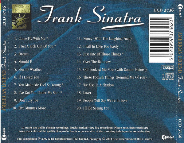 Frank Sinatra : 20 Outstanding Performances (CD, Comp)