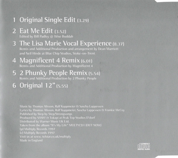 Sash! Feat. La Trec : Stay (CD, Single)