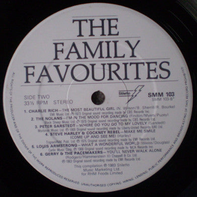 Various : The Family Favourites (LP, Comp)