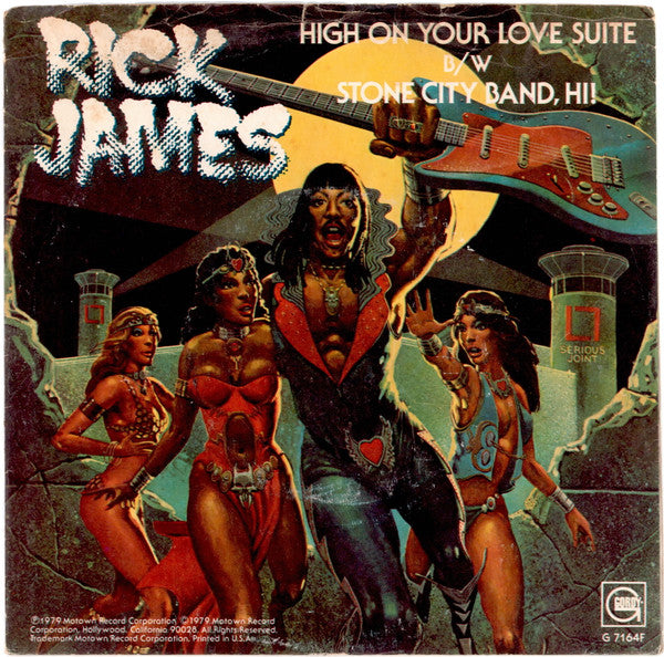 Rick James : High On Your Love Suite / "Stone City Band Hi!" (7", Single)