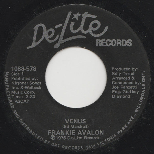 Frankie Avalon : Venus (7", Single)