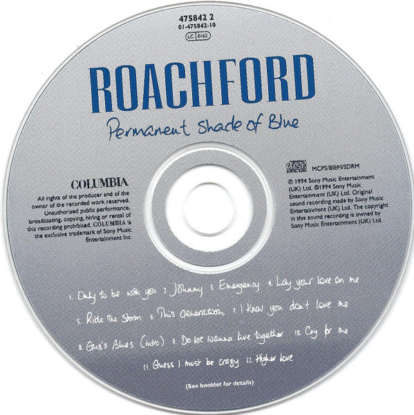 Roachford : Permanent Shade Of Blue (CD, Album)