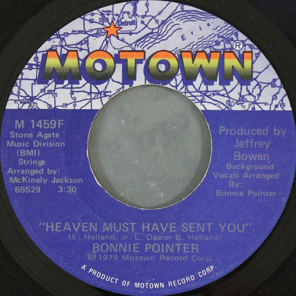 Bonnie Pointer : Heaven Must Have Sent You (7")